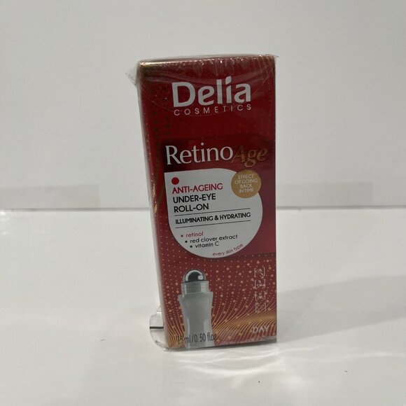 Delia Cosmetics Retino Anti-ageing Under-eye Roll-on 0.50 fl oz - New - Picture 1 of 5